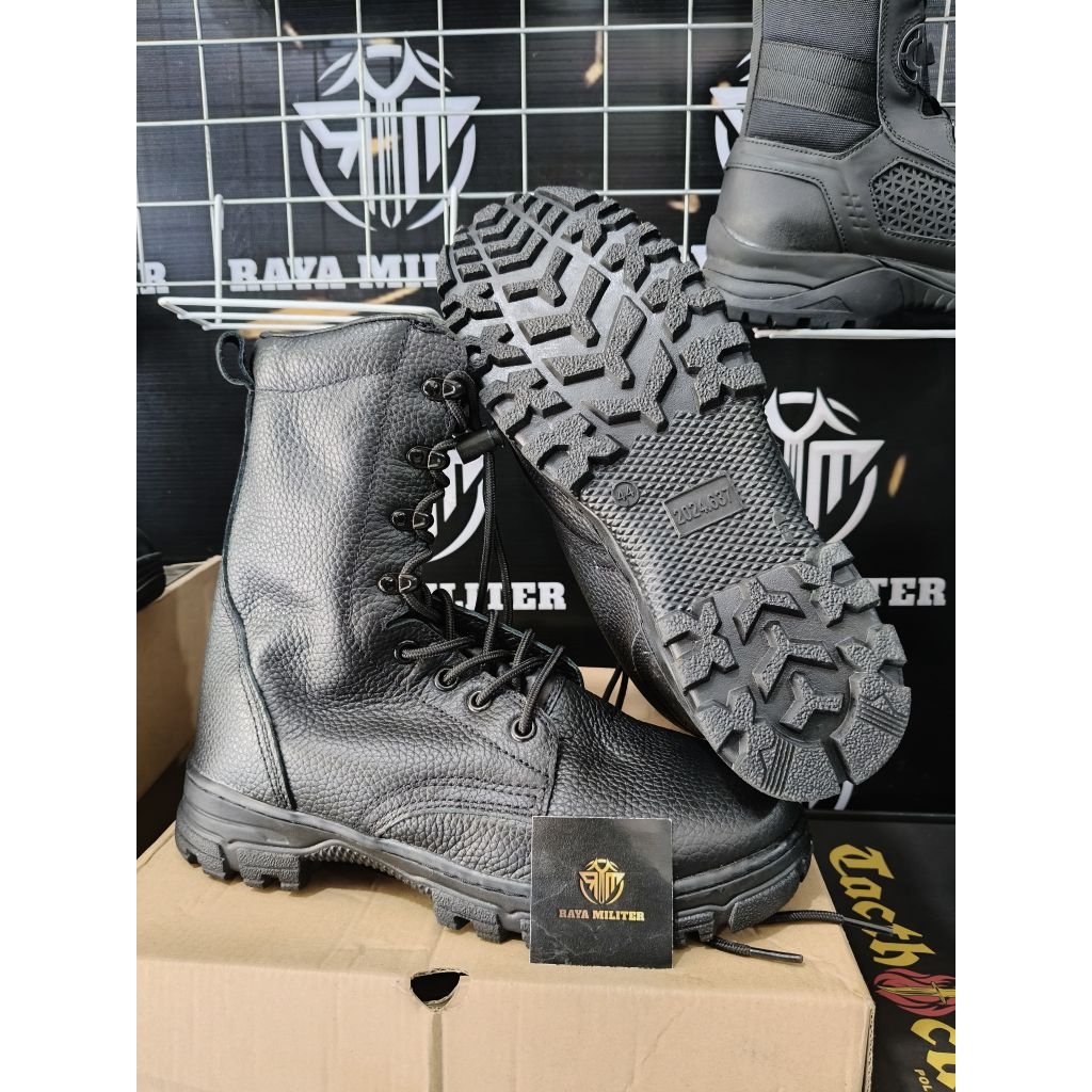 sepatu PDL kulit jeruk terbaru asli jatah TNI