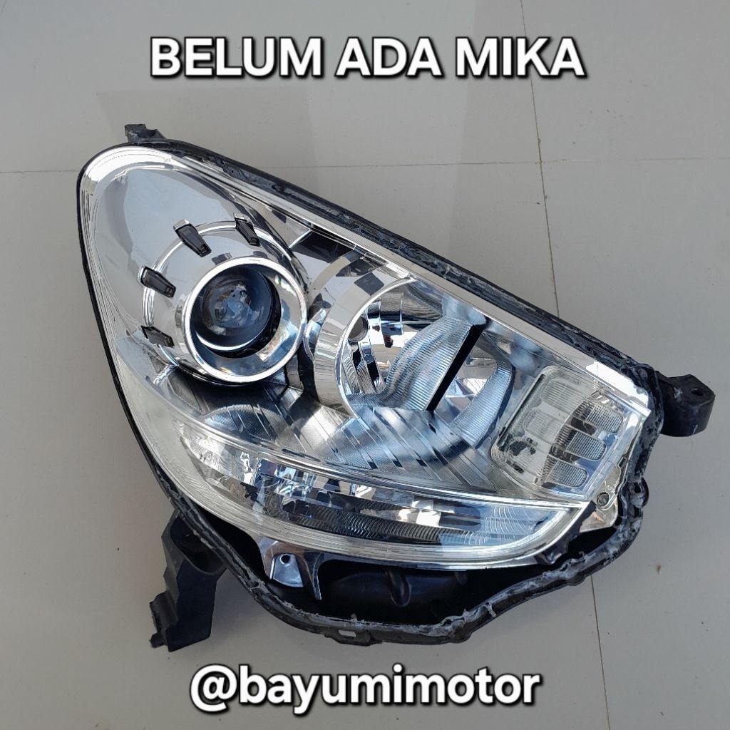 TANPA MIKA Headlamp lampu depan daihatsu sirion 2011-2014 KANAN ORIGINAL