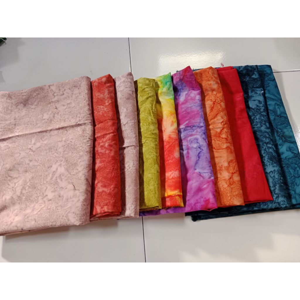 PERCA BATIK BALI TIE DYE / SERAT KAYU