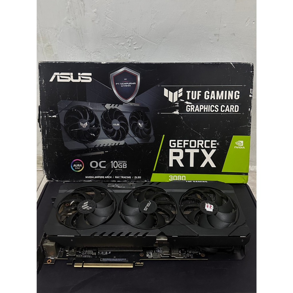 VGA ASUS GeForce RTX 3080 TUF Gaming OC 10GB GDDR6X No Display