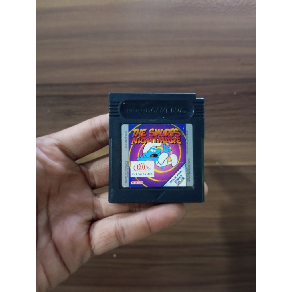 kaset smurt nightmare gameboy