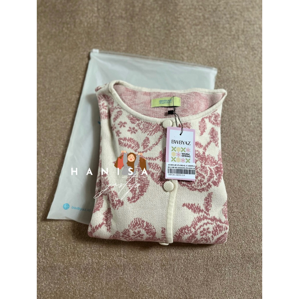 BWBYAZ Aurelie Flower Cardigan