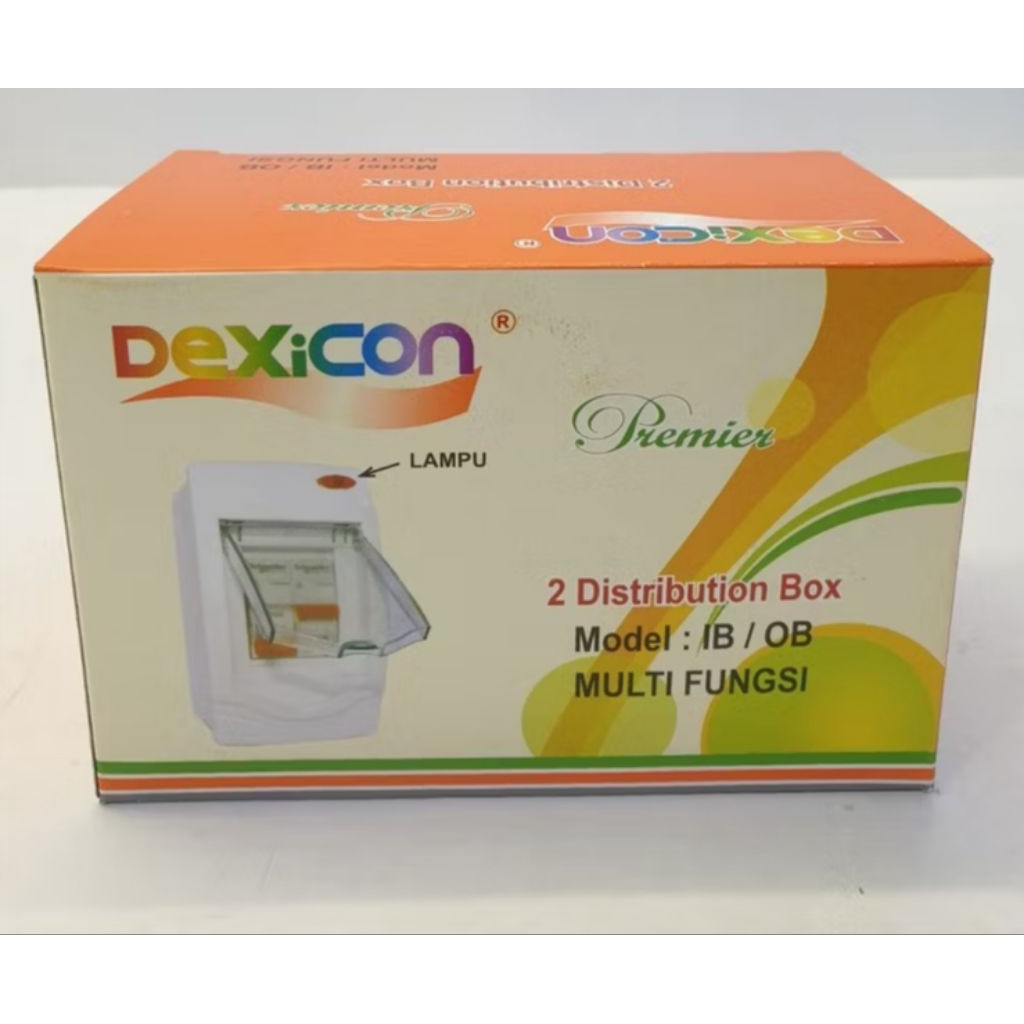 Box MCB 2 Group Tutup Dexicon Aman dan Rapi