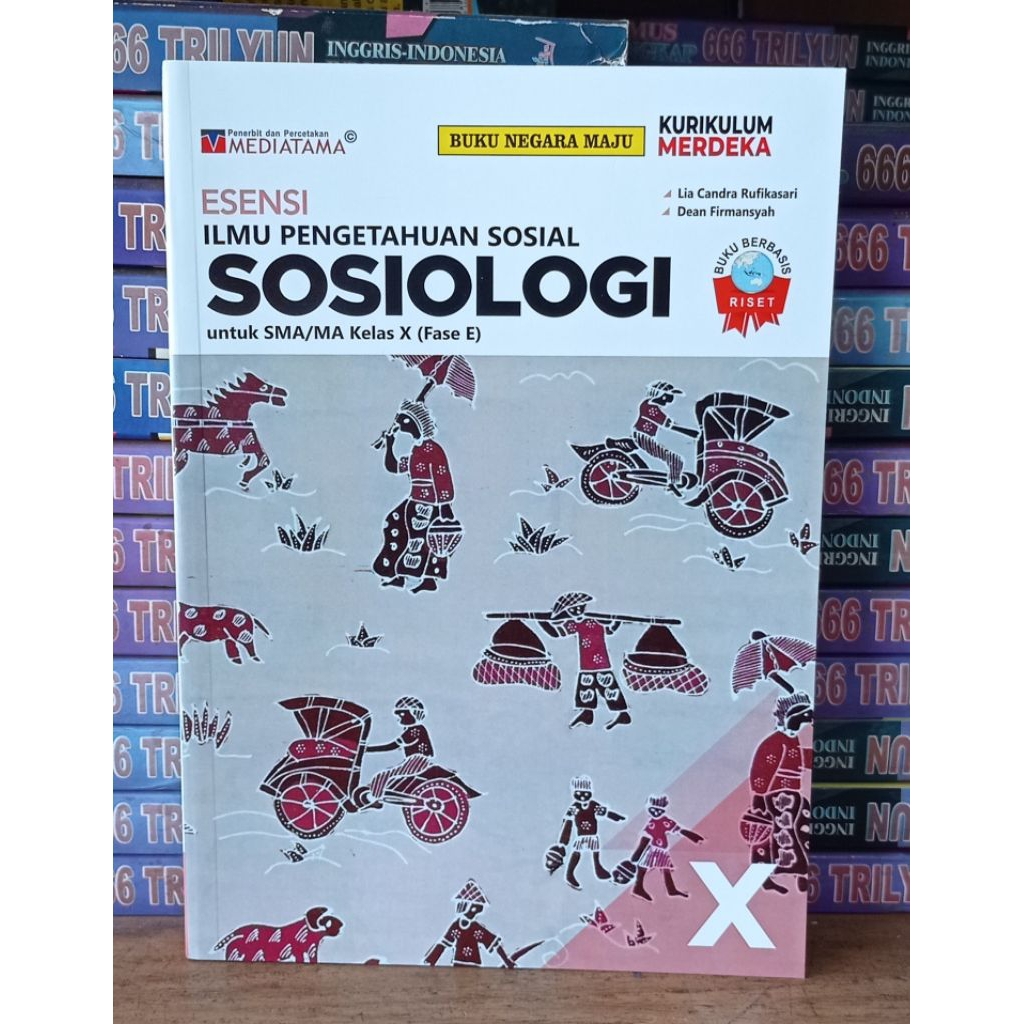 Buku Esensi Sosiologi Kelas 10 SMA Kurikulum Merdeka Mediatama