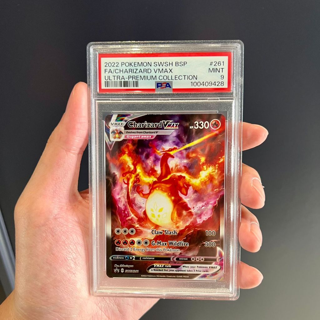 TCG CHARIZARD VMAX ULTRA PREMIUM COLLECTION PSA 9 EN INGGRIS PSA9 TCG POKEMON