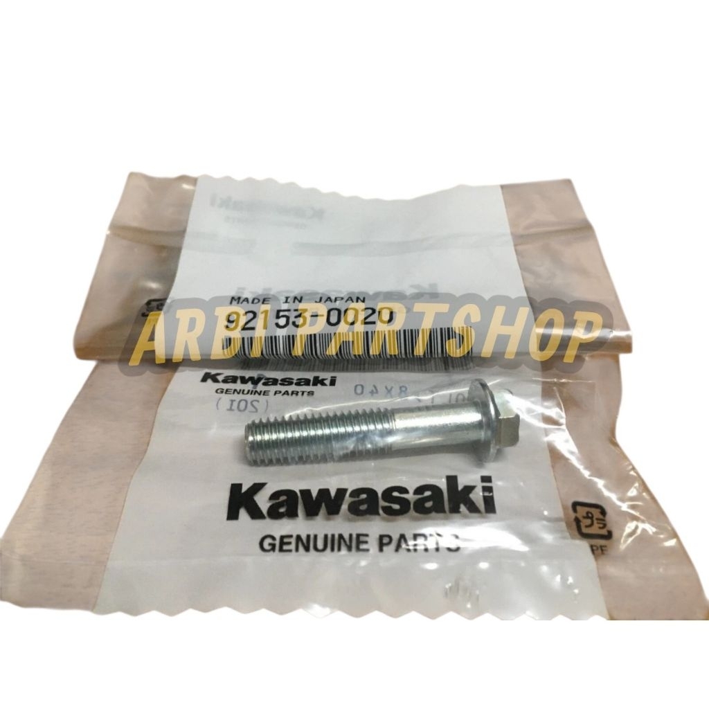 Baut Penjepit As Roda Depan Klx 250 Klx250 Original Kawasaki 92153-0020 / 92154-0837