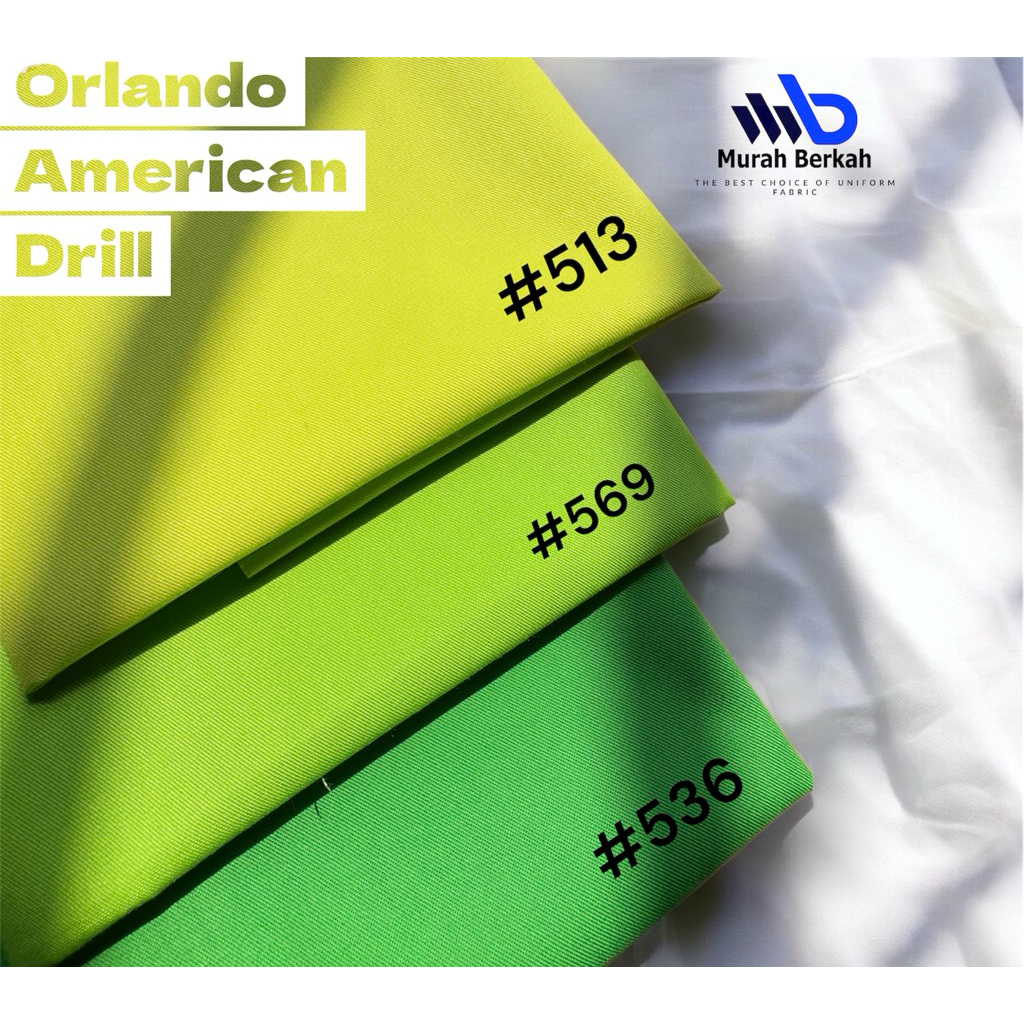 American Drill ORLANDO-Kain American Drill Hight Quality Best Seller Grosir Roll Maupun Partai Dan E