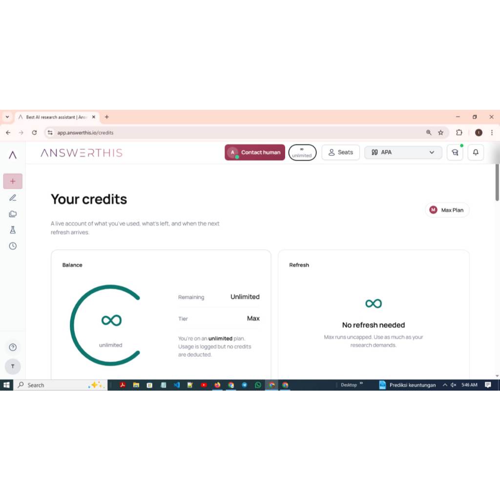 Answerthis.io  Pro Unlimited Max