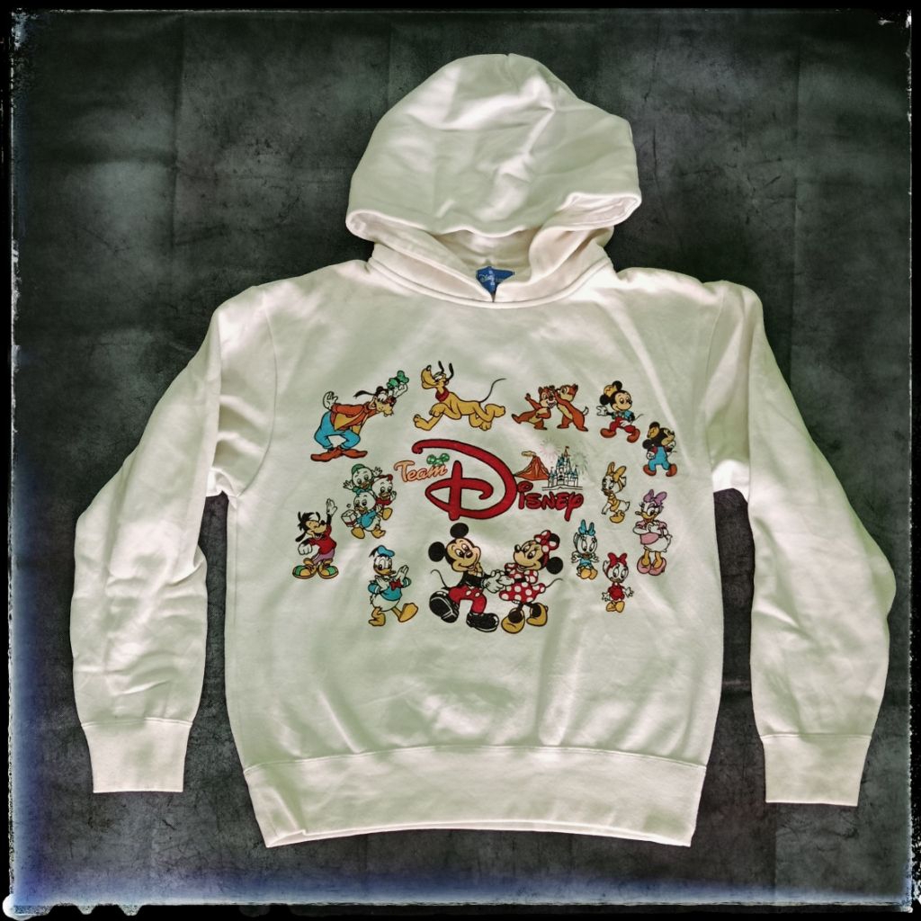 Hoodie katun lembut Tokyo Disney Resort size M