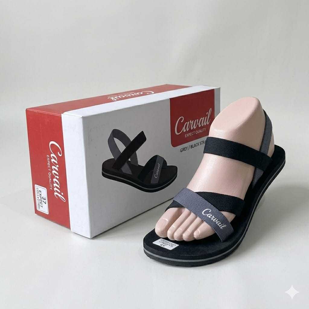Sandal Wanita Sandal Gunung Wanita Carvil Sandal Gunung Wanita Tali Elastis Sol Karet Anti Licin San