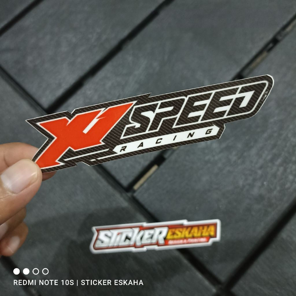 Stiker X1 Speed Racing