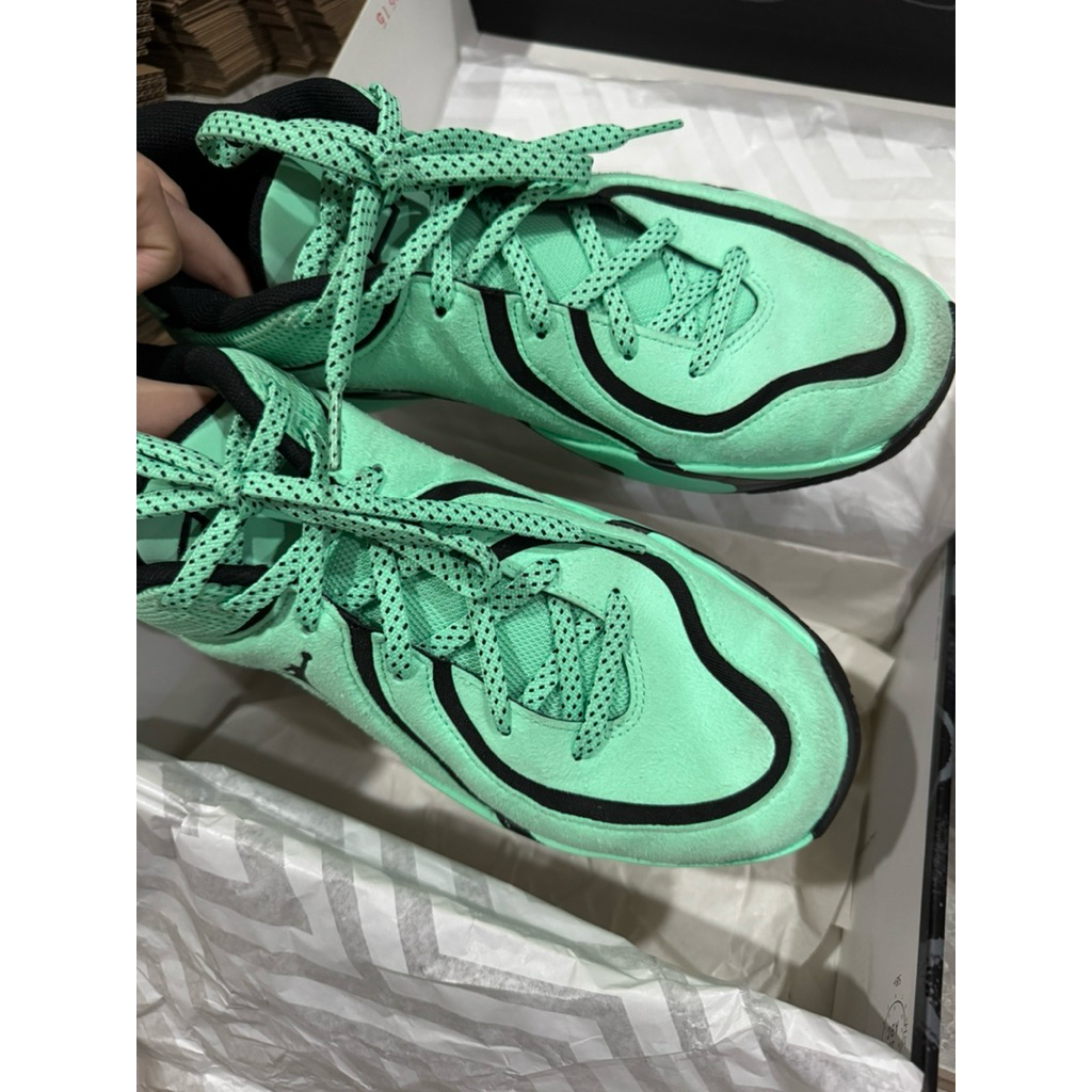 Air jordan tatum 4 green glow