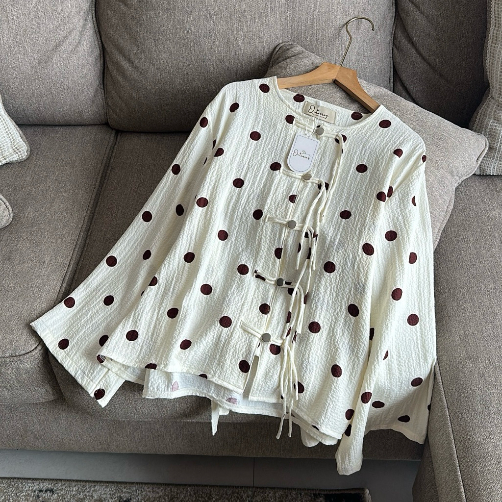 Outerres - ALIA CHEONGSAM TOP | Atasan Blouse Cheongsam Wanita