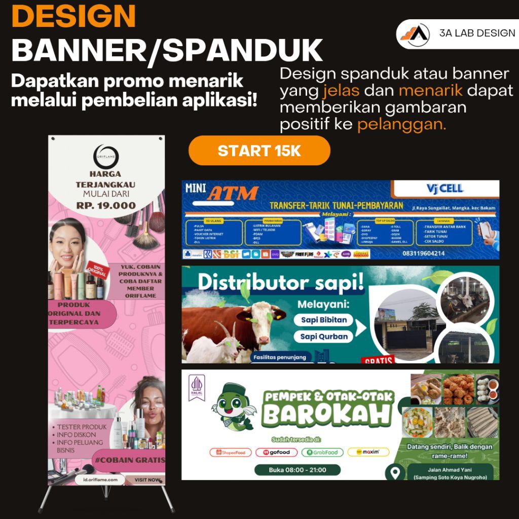 Jasa design - BANNER/SPANDUK
