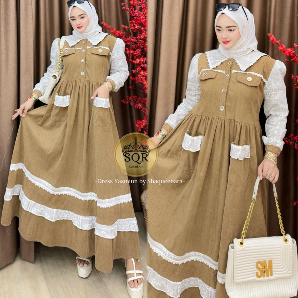Gamis Yasmin | Gamis Yasmin Uni Ara | Gamis Uni Ara | Dress Yasmin | Dress Yasmin Uni Ara