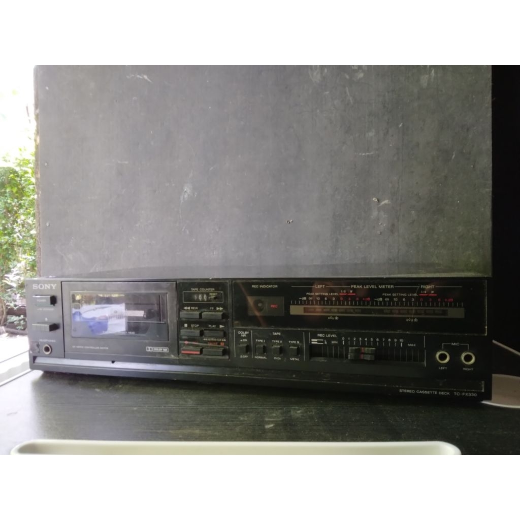 VINTAGE TAPE DECK SONY TC FX330 - TAPE JADUL ANTIK