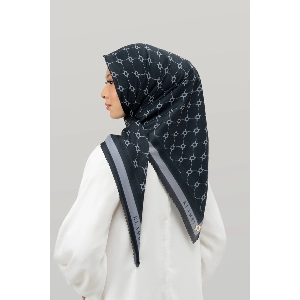 KLAMBY SCARF LONDON/MONOGRAM/CHAIN/BUNNA PASHMINA INSTAN