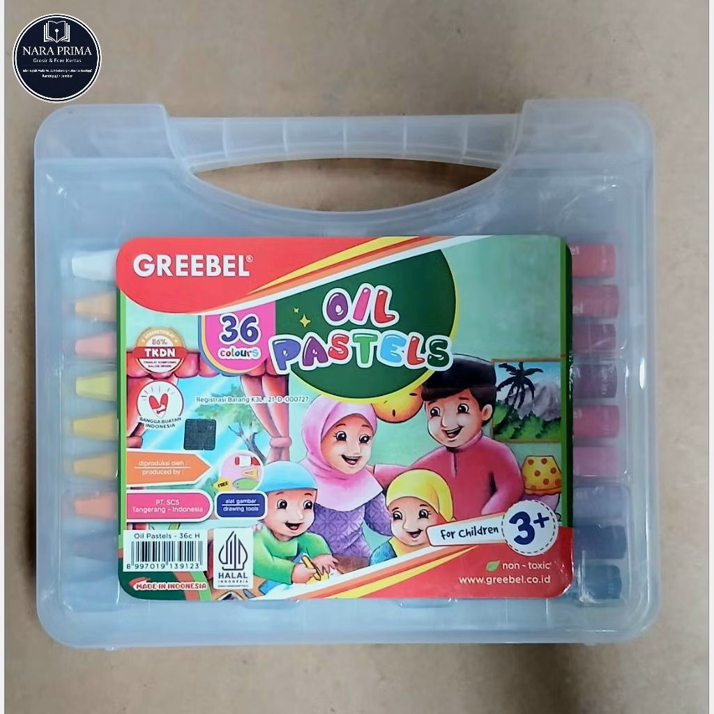 Krayon Crayon Greebel 36 Warna 1 Set Isi 36 Pcs Krayon Warna Oil Pastel Tipe 36c H