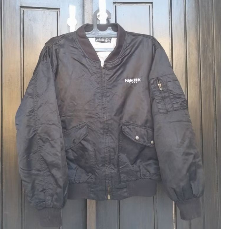 second jaket pria vintage hankook(baca minus di deskripsi)