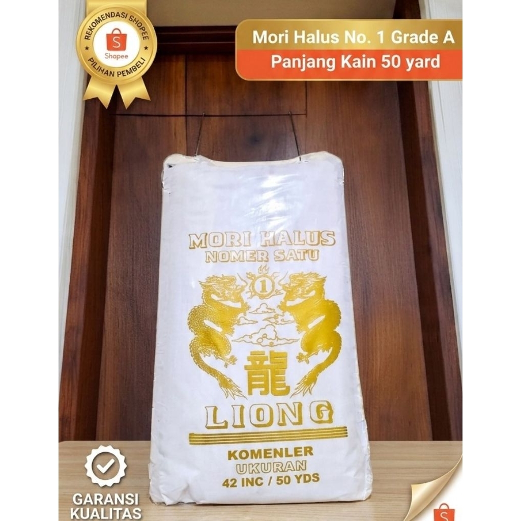 Kain Kafan / Mori Putih Polos Bahan Katun Halus
