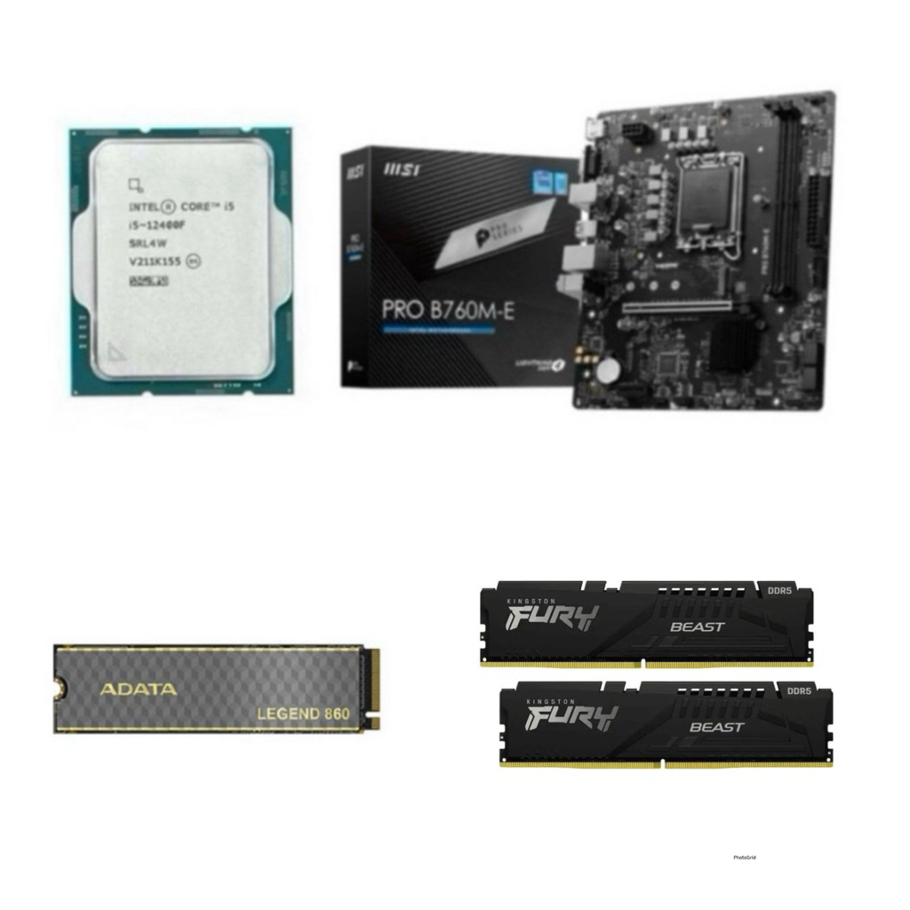 Paket Processor Gaming Intel Core i5 12400 / i5 12400F Tray Gen 12 LGA 1700 DDR5