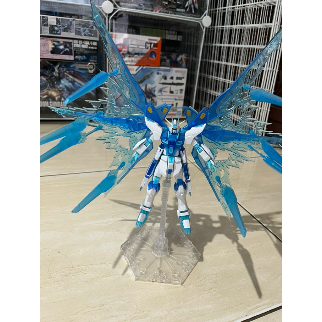 HG Strike Freedom Revive Clear Ice Blue Wing of Light