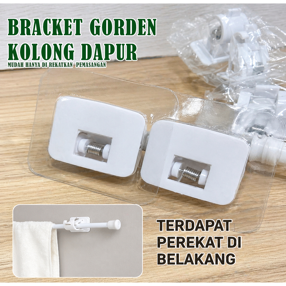 bracket gorden kolong dapur bracket gorden ruang tamu bracekt gorden kamar mandi