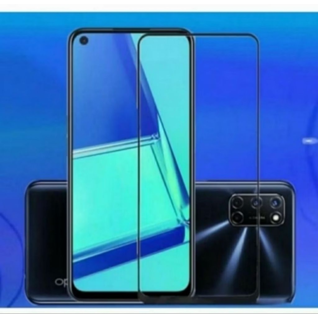 Temperglas Oppp Reno 2F,Reno 4,Reno 4F,Reno 6.4 inch Tempered Glass Screen Guard Full Layar Hp Oppo