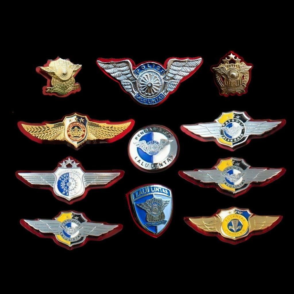 Pin Lantas - Wing Lantas - Brivet Lantas - Atribut Lantas - Atribut Polisi Lantas