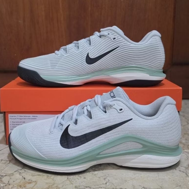 Sepatu Tenis Pria Nike Zoom Vpr 12 Grey Mint Black