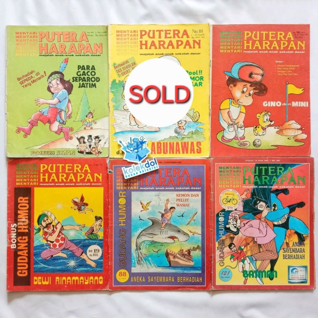 Majalah Mentari Putera Harapan Tahun 90an