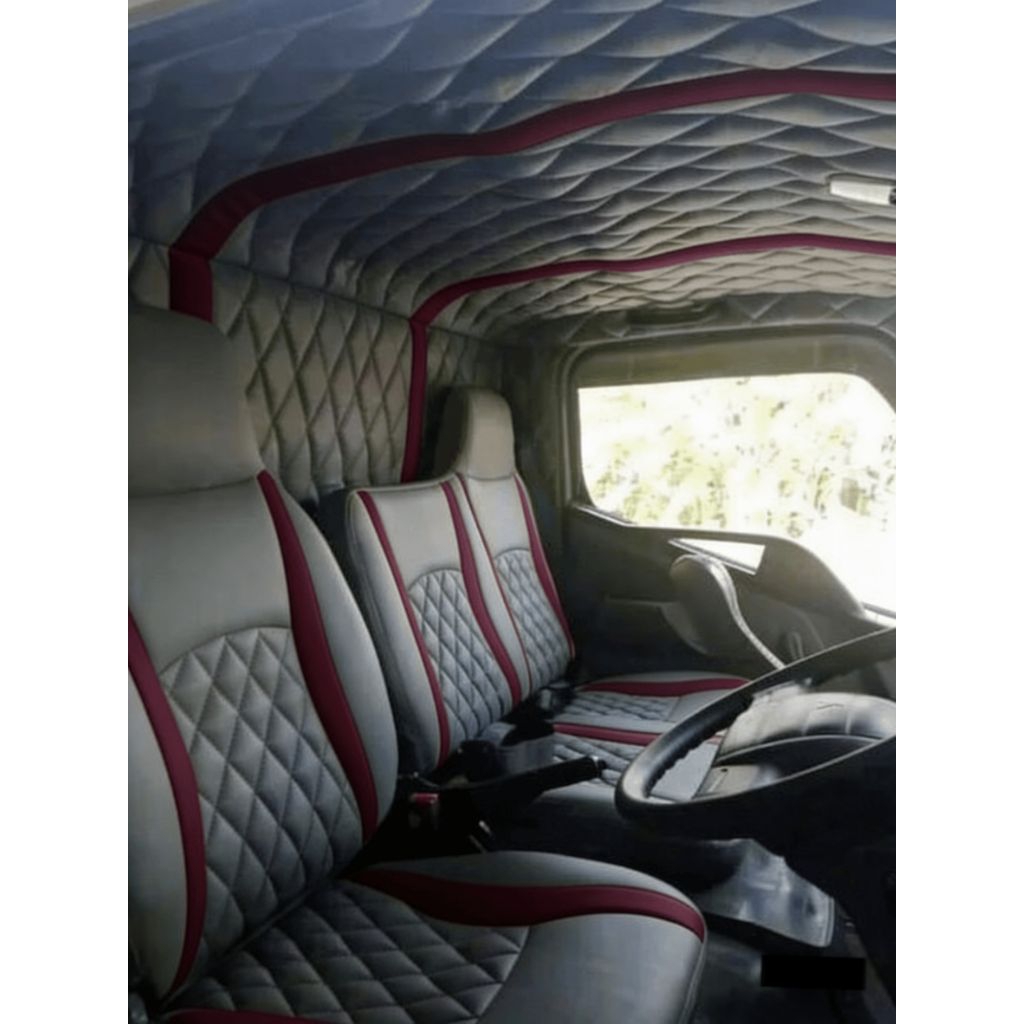 Cover jok untuk RINO/DYNA/RAGASA/ISUZU ELF MACAN 1 set kanan kiri