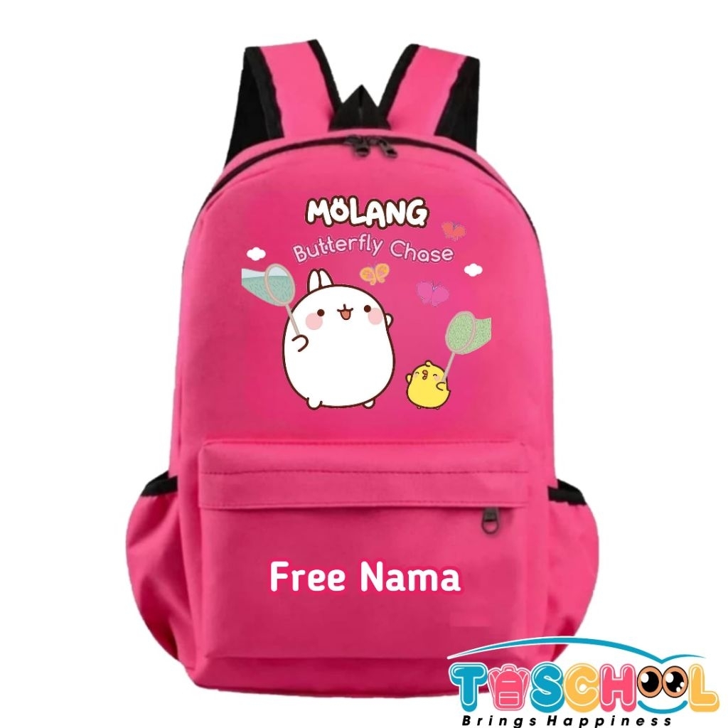 TAS RANSEL ANAK MOLANG YOUTUBE ANAK MOLANG PIU PIU FREE NAMA