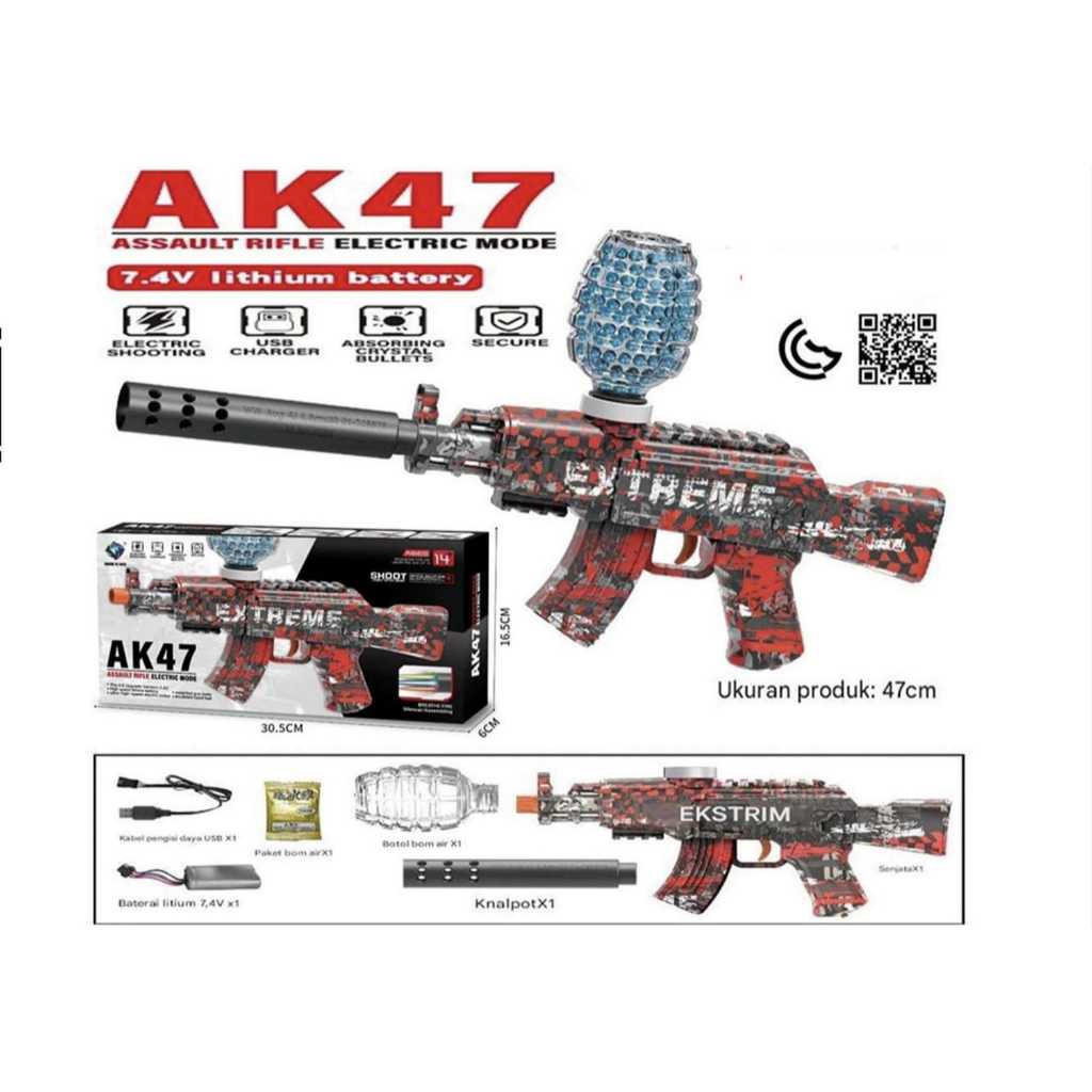 WGG Blaster Water Gel Play Mainan Outdoor Laki Laki Terbaru Electric High Quality Water Gell