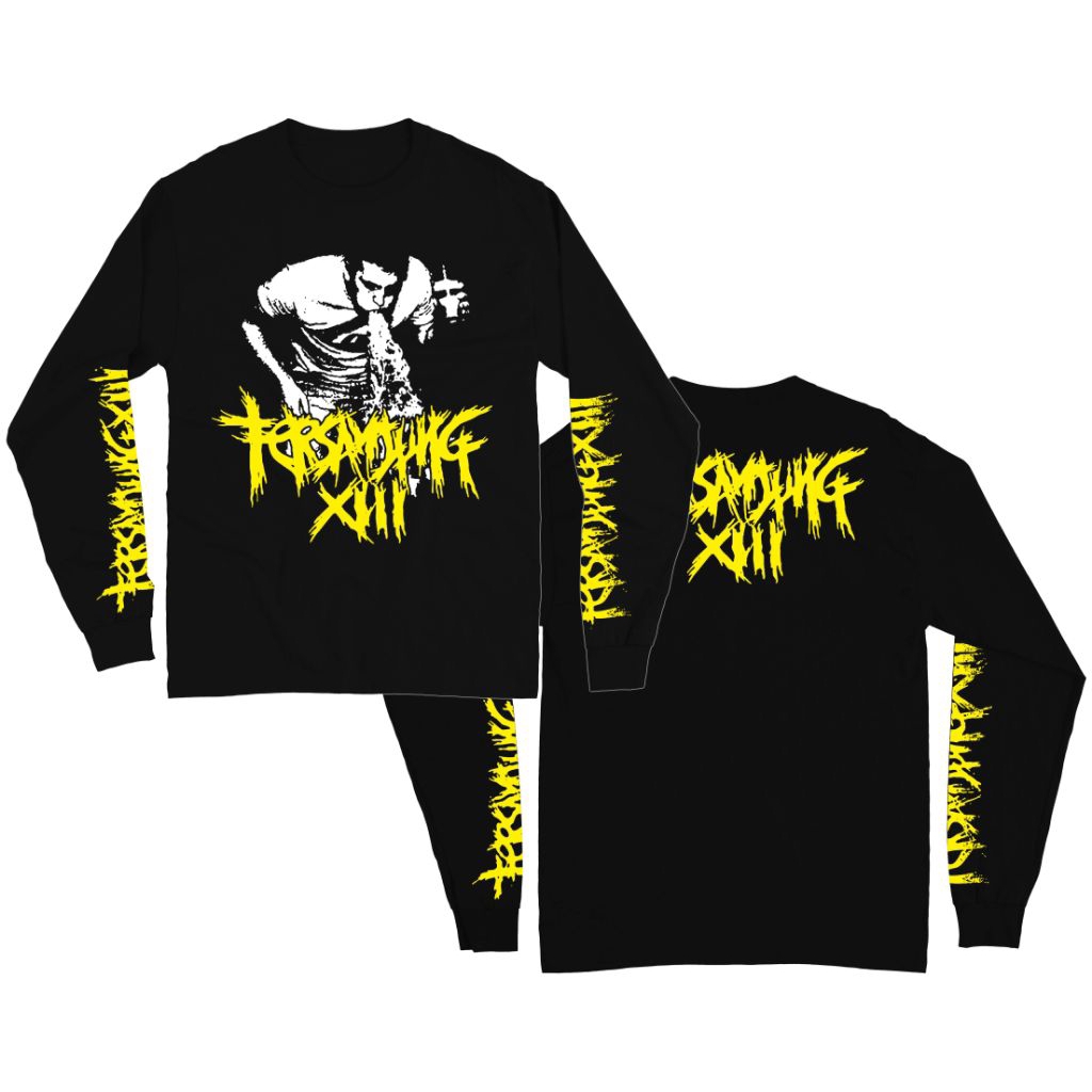Kaos Band Punk Lengan Panjang Tersanjung 13 - Vomit hitam