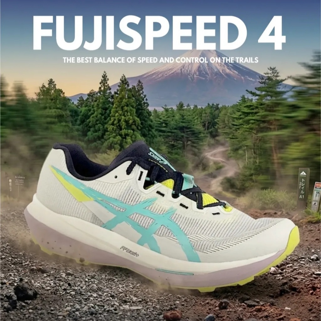 Sepatu Olahraga Running Lari Trail ASICS FUJISPEED Unisex Pria Wanita - 1013A179.020