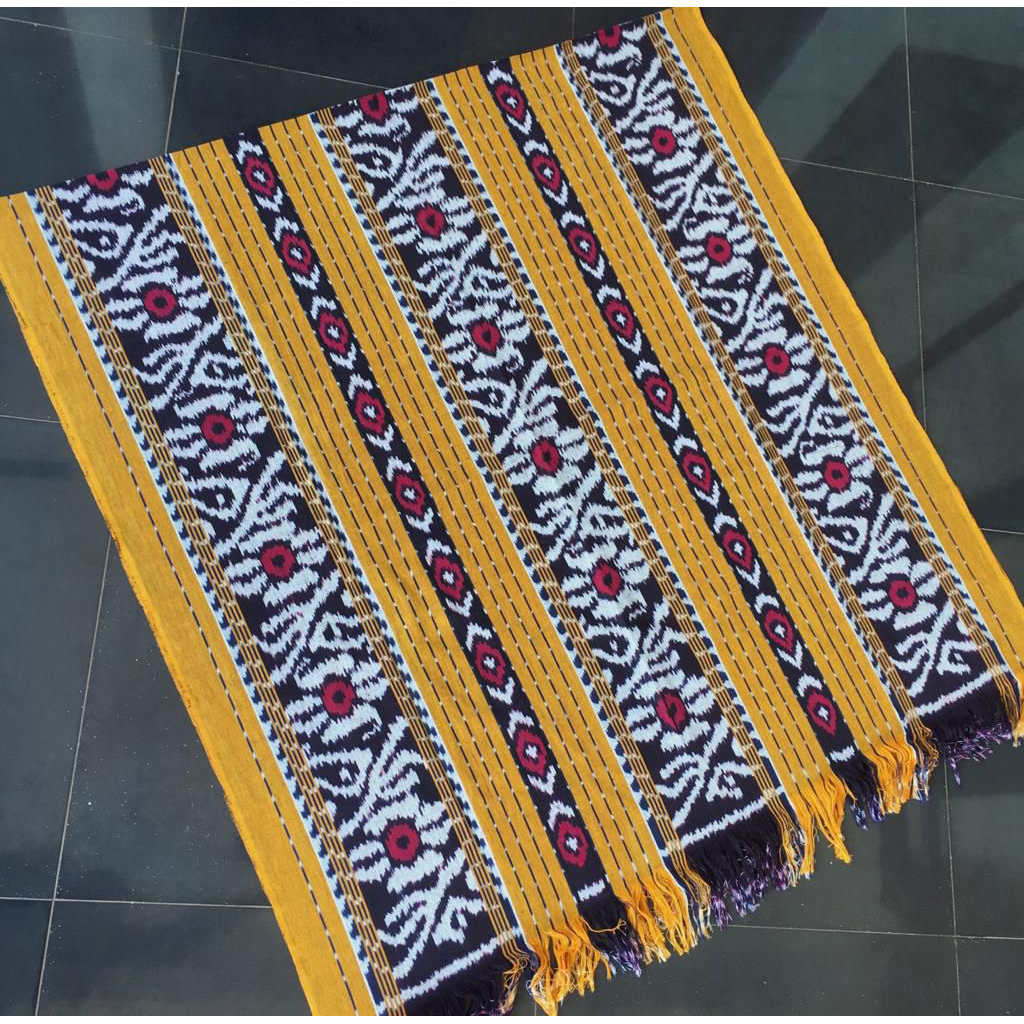 Kain Tenun Jepara Kuning Cerah