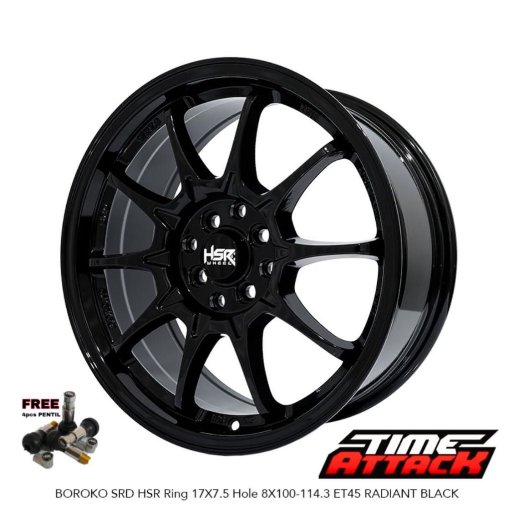 Velg Mobil Raize R17 HSR Wheel Boroko SRD Velg HSR Ring 17