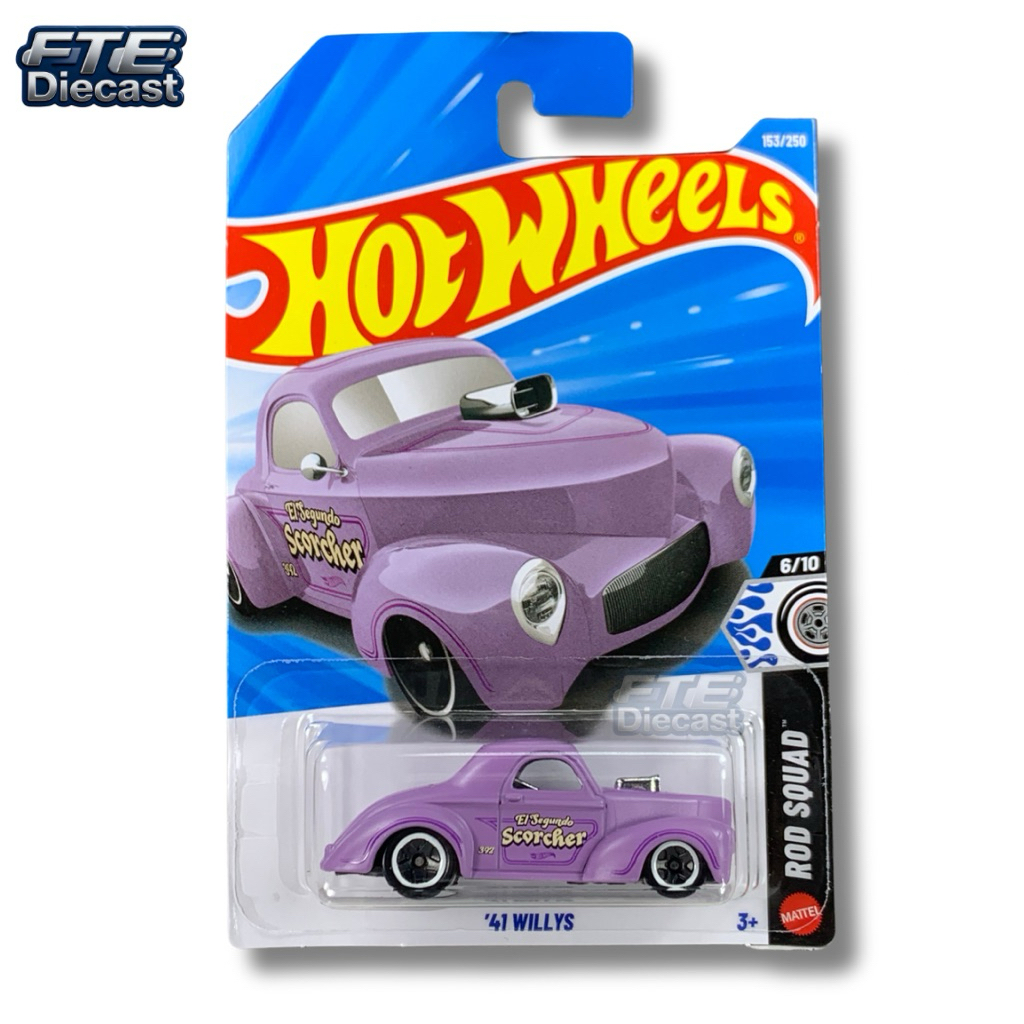 Hot wheels 41 Willys Purple