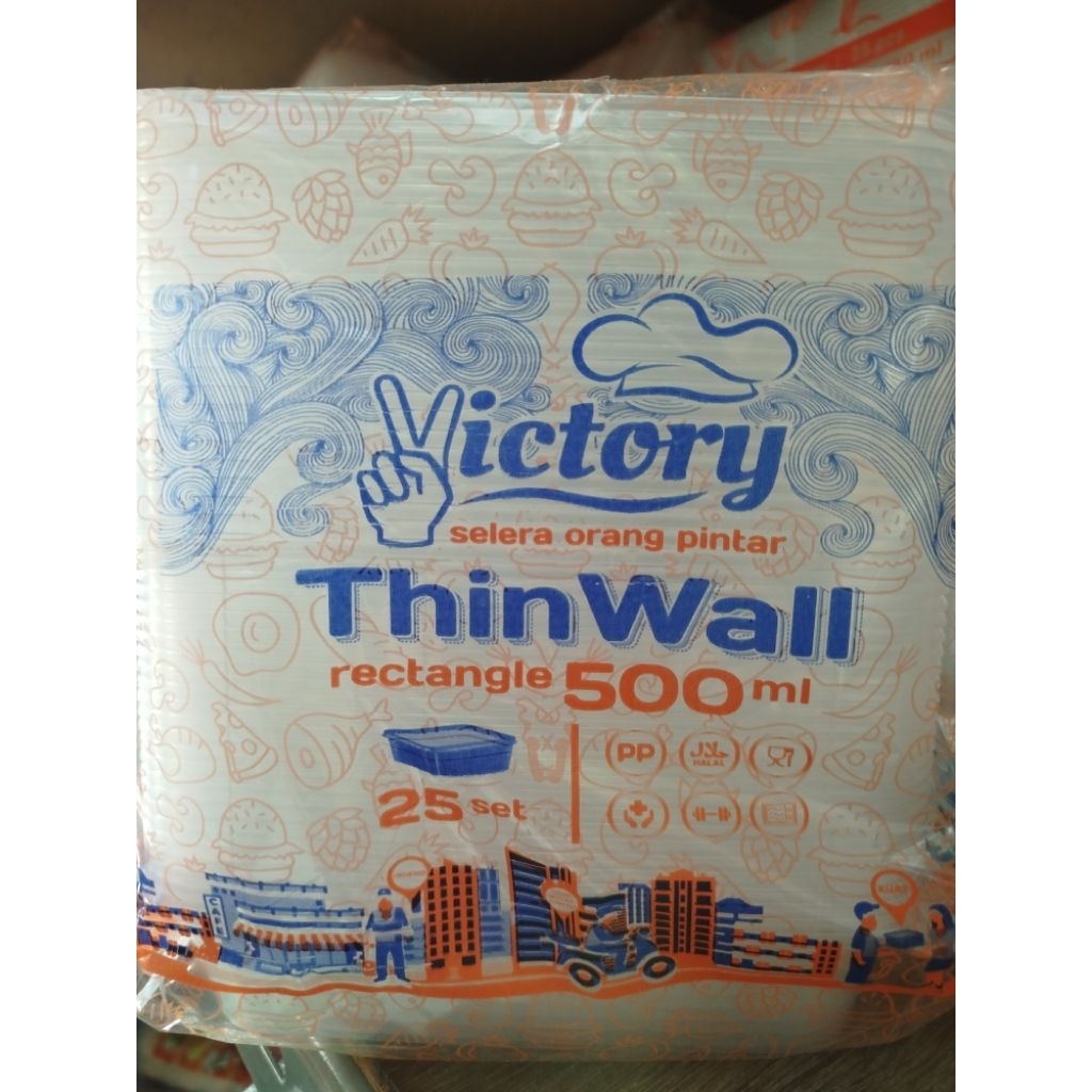 Thinwall 500 Ml Rectangle