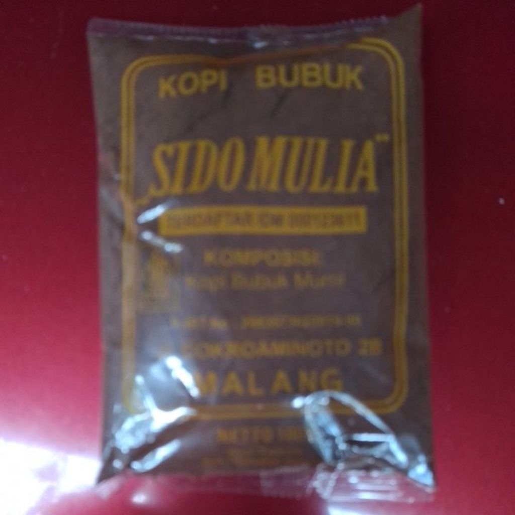 Kopi Bubuk Sido Mulia, Malang 100gr / 250gr