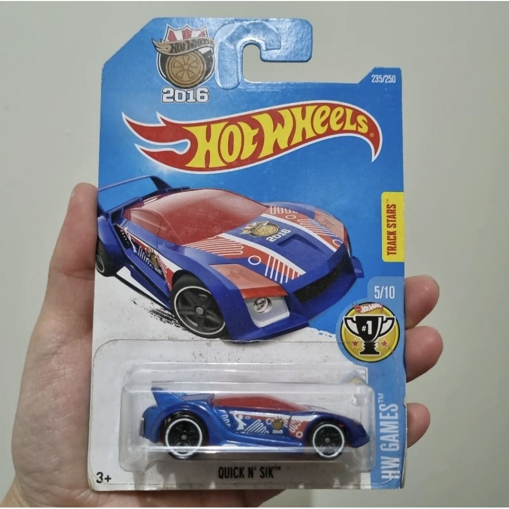 hot wheels quick n sik biru hw games