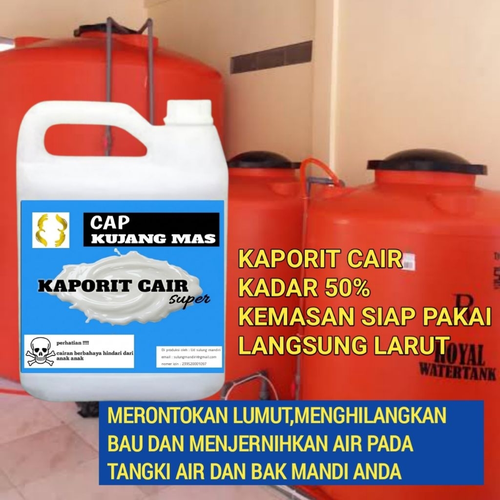 kaporit cair 1liter