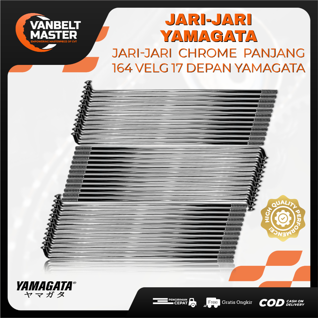Yamagata Jari Jari Ruji Ring Velg 17 18 ukuran 164 Yamaha Honda Mio Nmax Fino X-Ride Jupiter Z Vega 