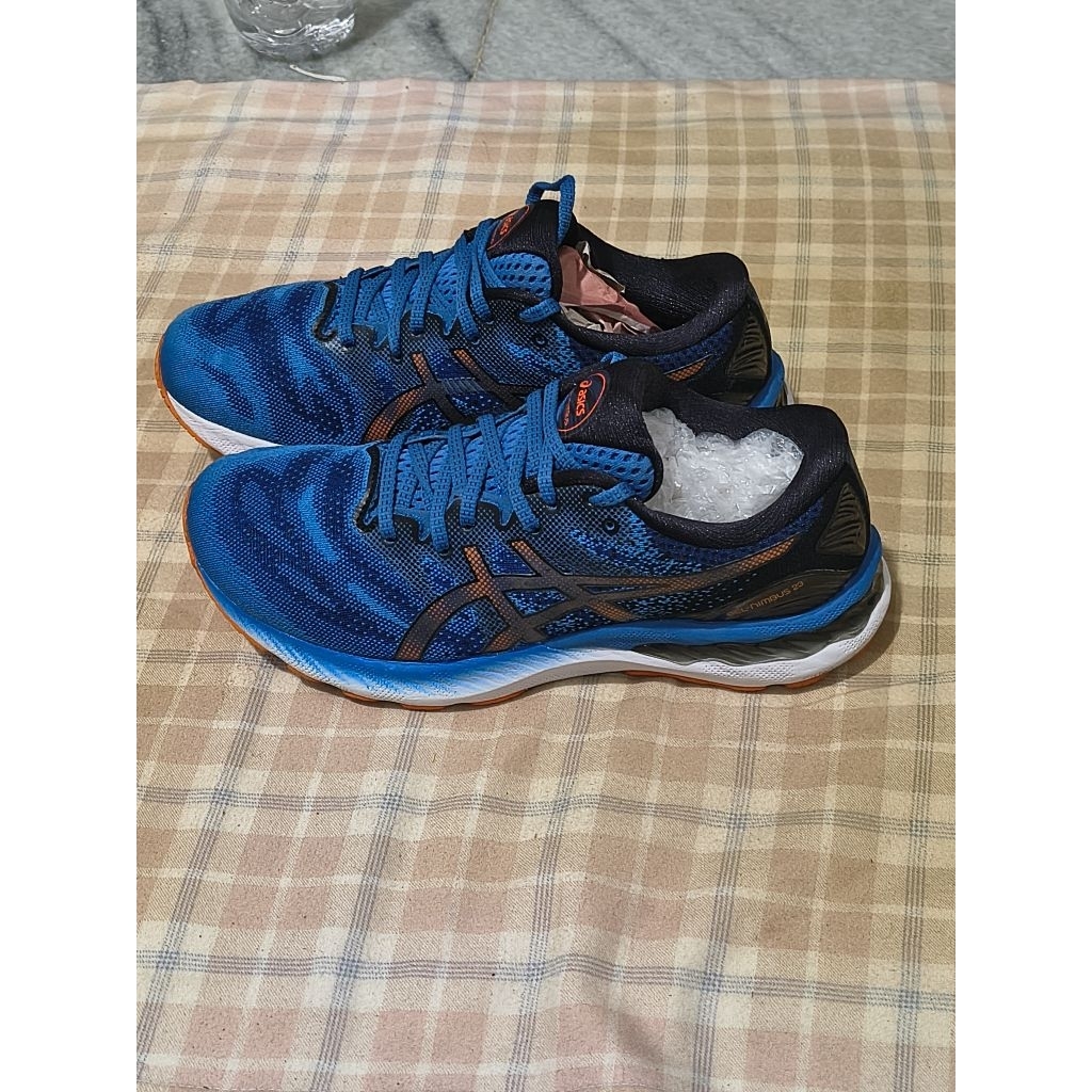 ASICS Gel-Nimbus 23 Reborn Blue Black Preloved Size 42 Insole 26.5cm