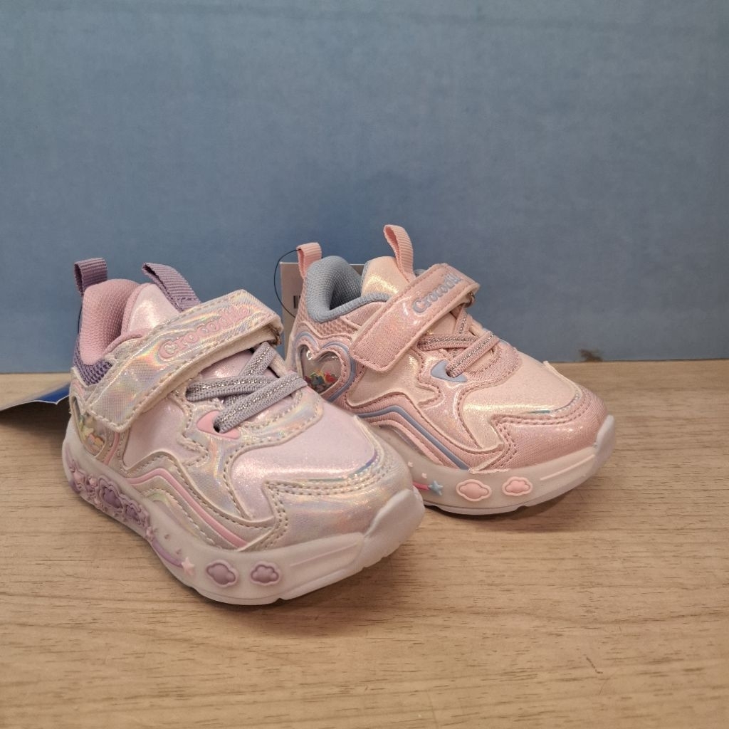 CROCODILE KIDS Sepatu sneakers lampu anak perempuan SL25627 size 22-28
