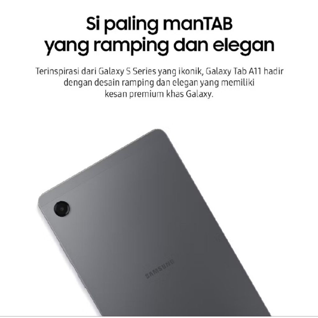 Samsung TAB 11 WIFI 4/64 || Tab 11 LTE 4/64 Garansi 12 bulan