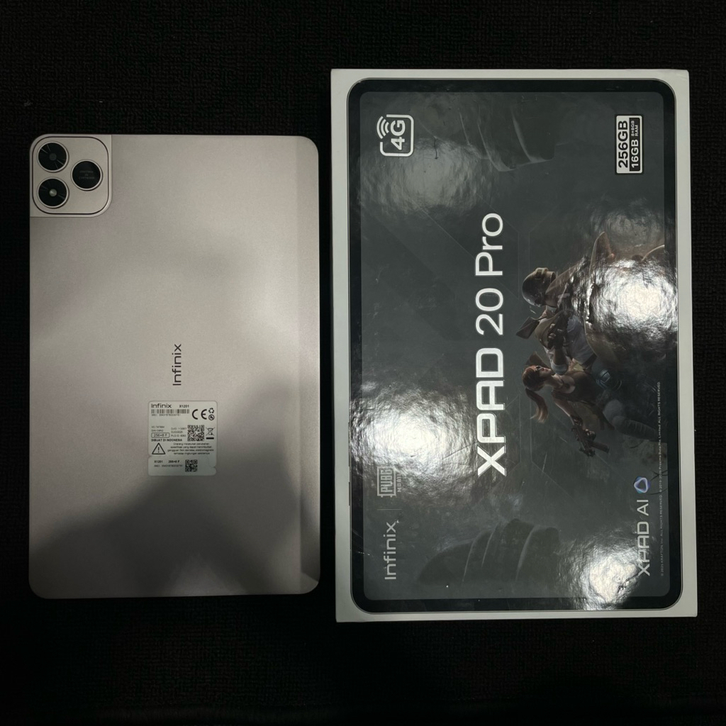 infinix xpad 20 pro 4G 8/256gb second bekas pakai mulus fullset original