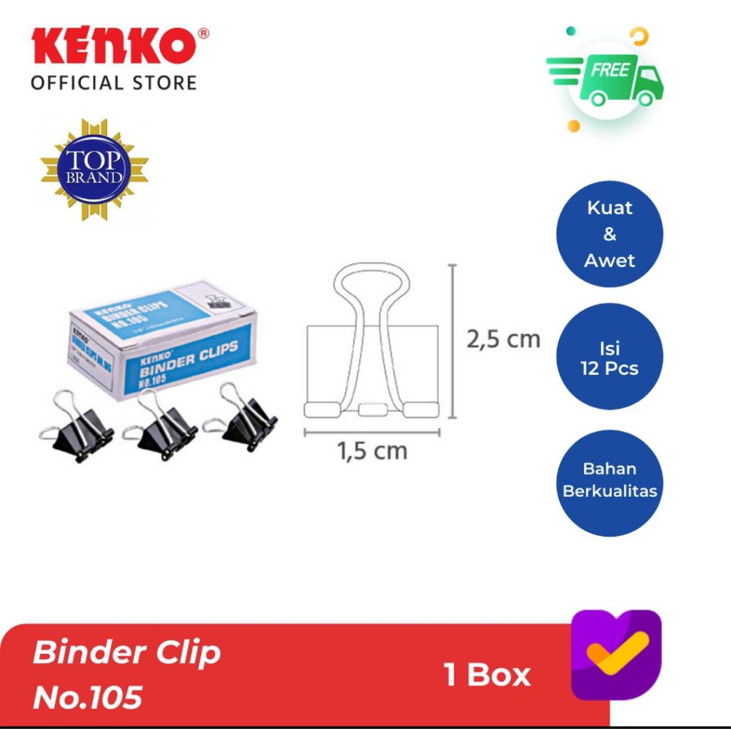 binder clip kenko 105