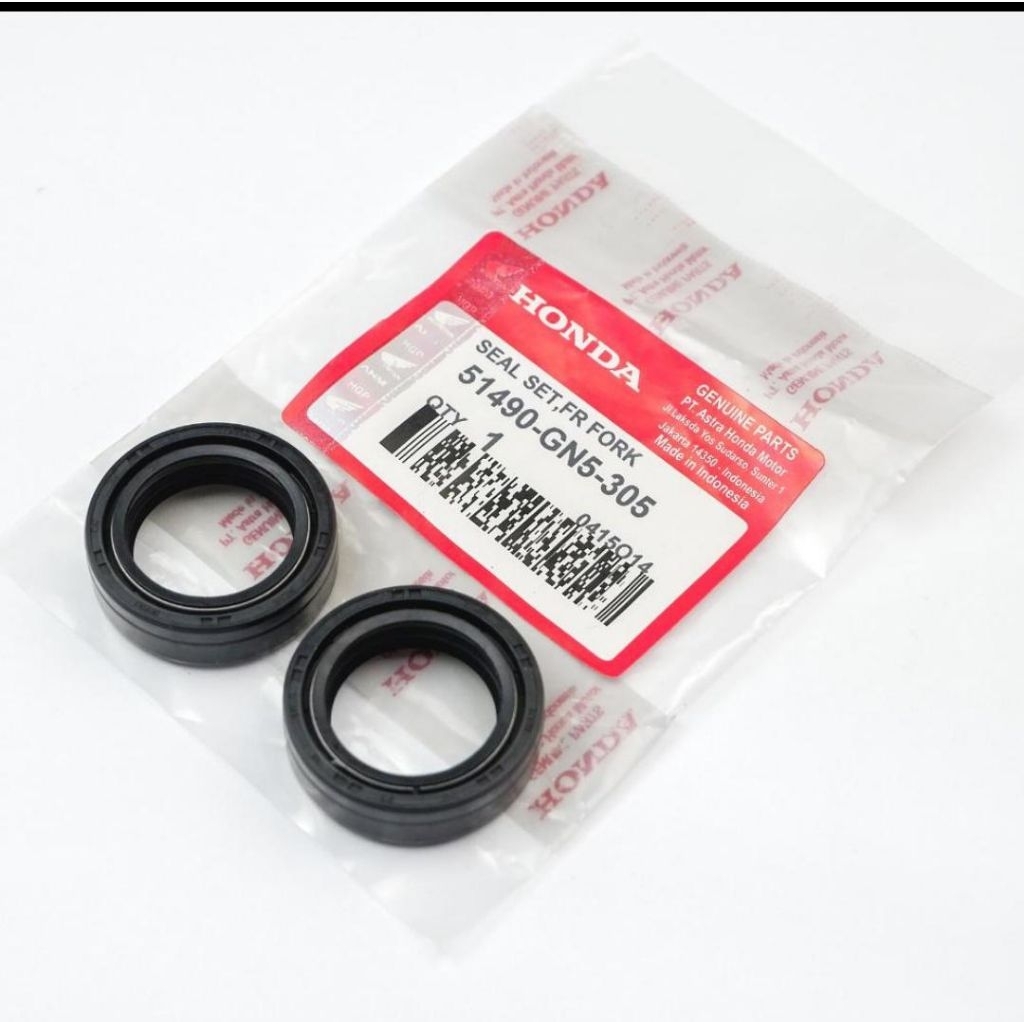 Seal shock depan honda supra, vario, beat, revo, kualitas original-GN5|| 51490-GN5-305